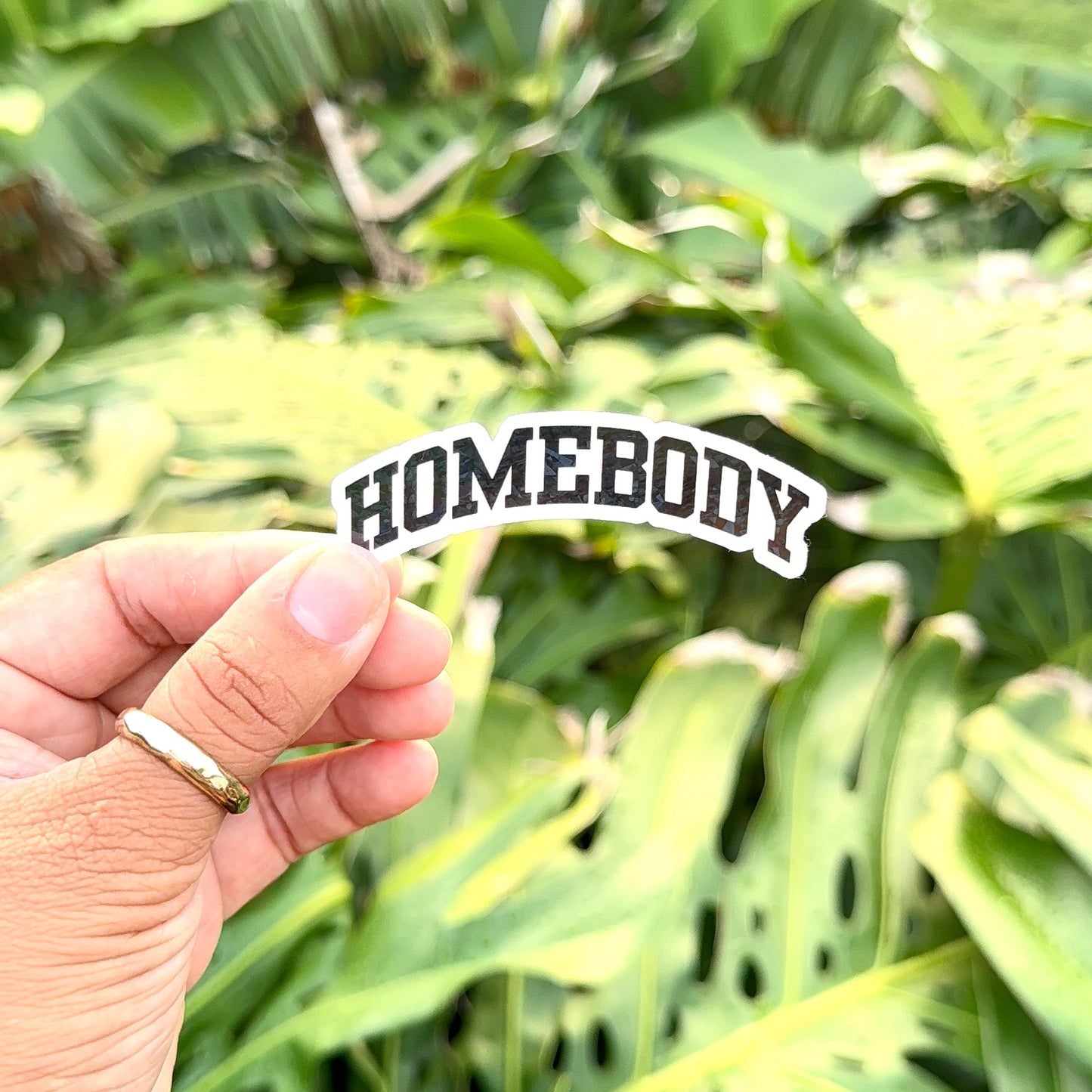 HOMEBODY - HOLOGRAPHIC VINYL STICKER