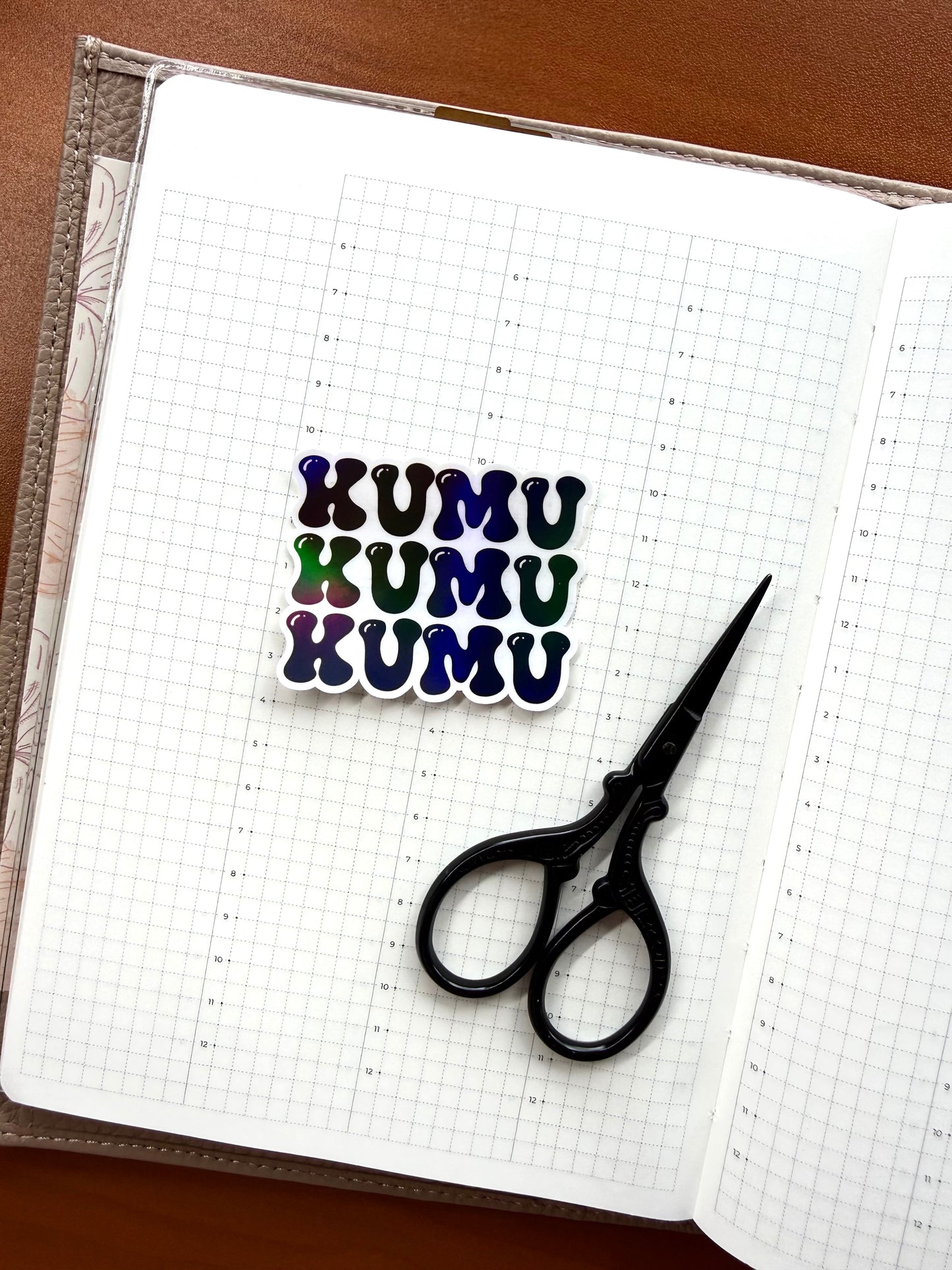 KUMU BUBBLE - HOLOGRAPHIC VINYL STICKER