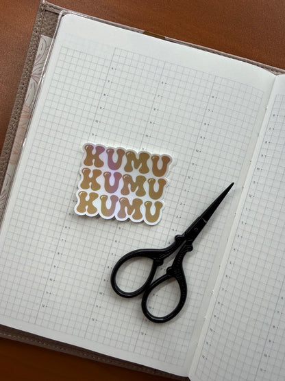 KUMU BUBBLE - HOLOGRAPHIC VINYL STICKER