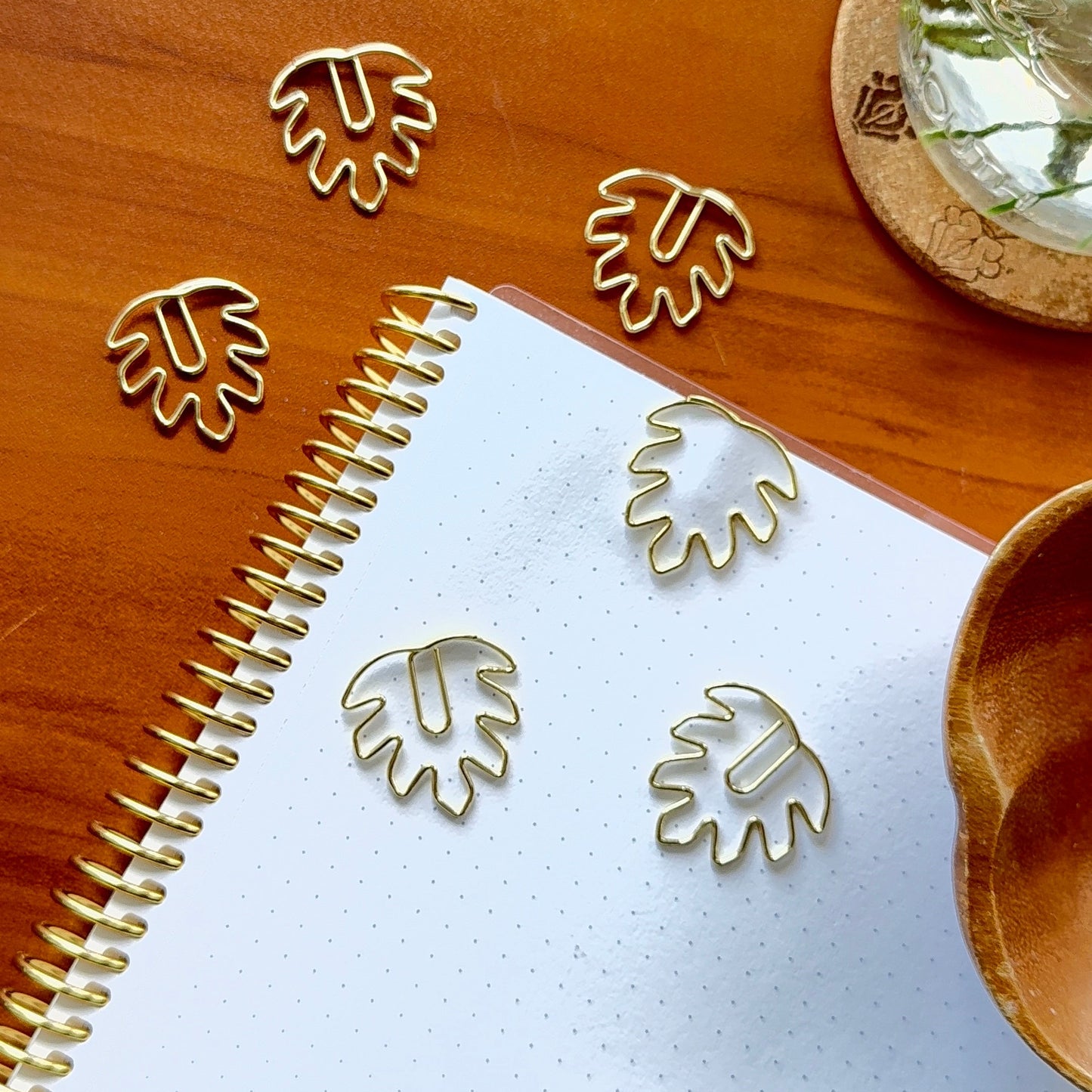 Monstera Leaf Paper Clips