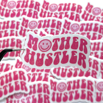MOTHER HUSTLER - TRANSPARENT VINYL STICKER