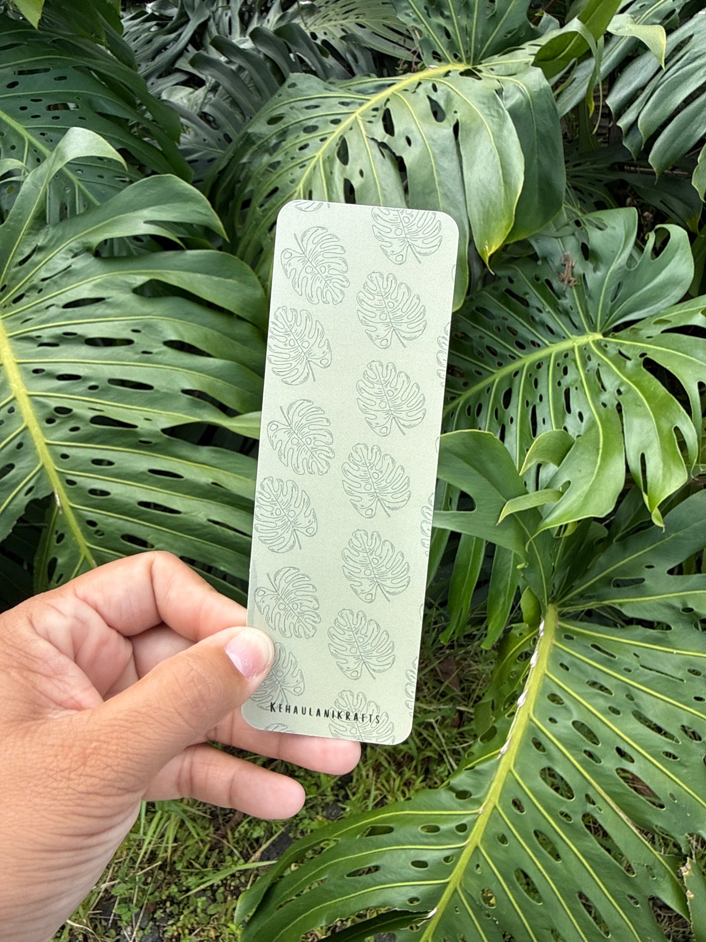 MONSTERA - GREEN - BOOKMARK