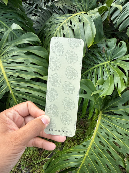 MONSTERA - GREEN - BOOKMARK