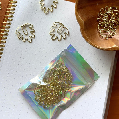 Monstera Leaf Paper Clips