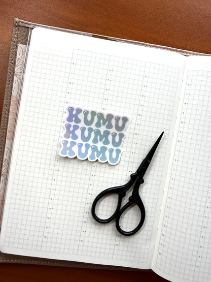 KUMU BUBBLE - HOLOGRAPHIC VINYL STICKER