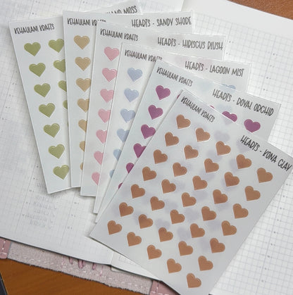 HEARTS STICKERS