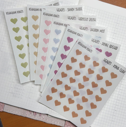 HEARTS STICKERS