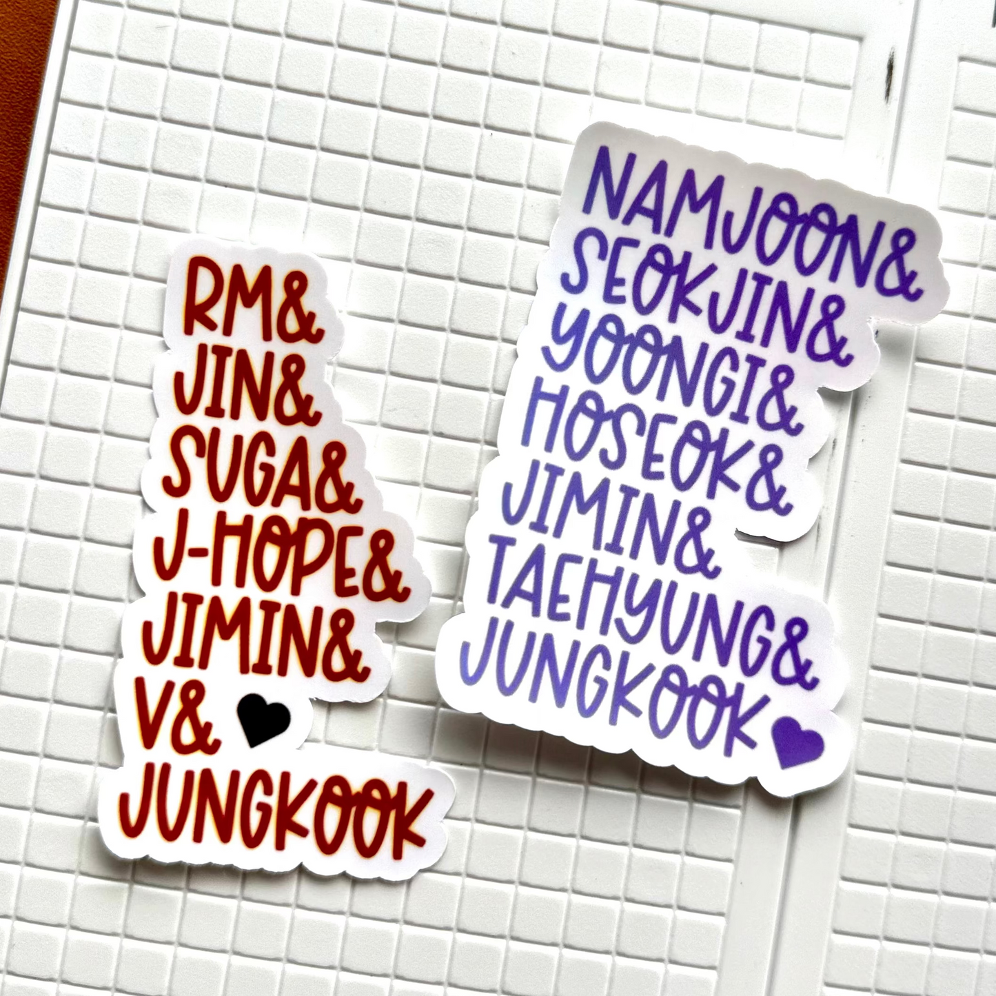 BTS CREW - HOLOGRAPHIC VINYL STICKER