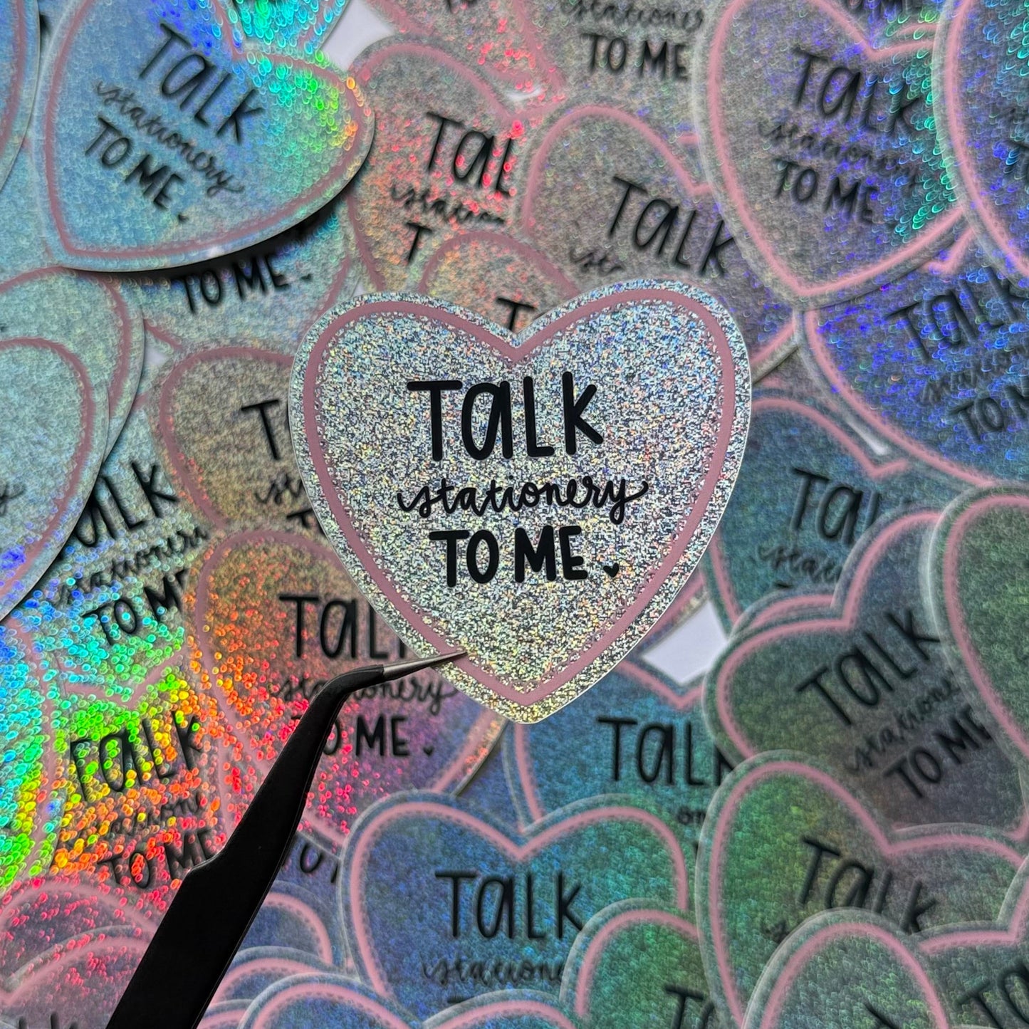 TALK STATIONERY TO ME - PIXIE DUST VINYL STICKER