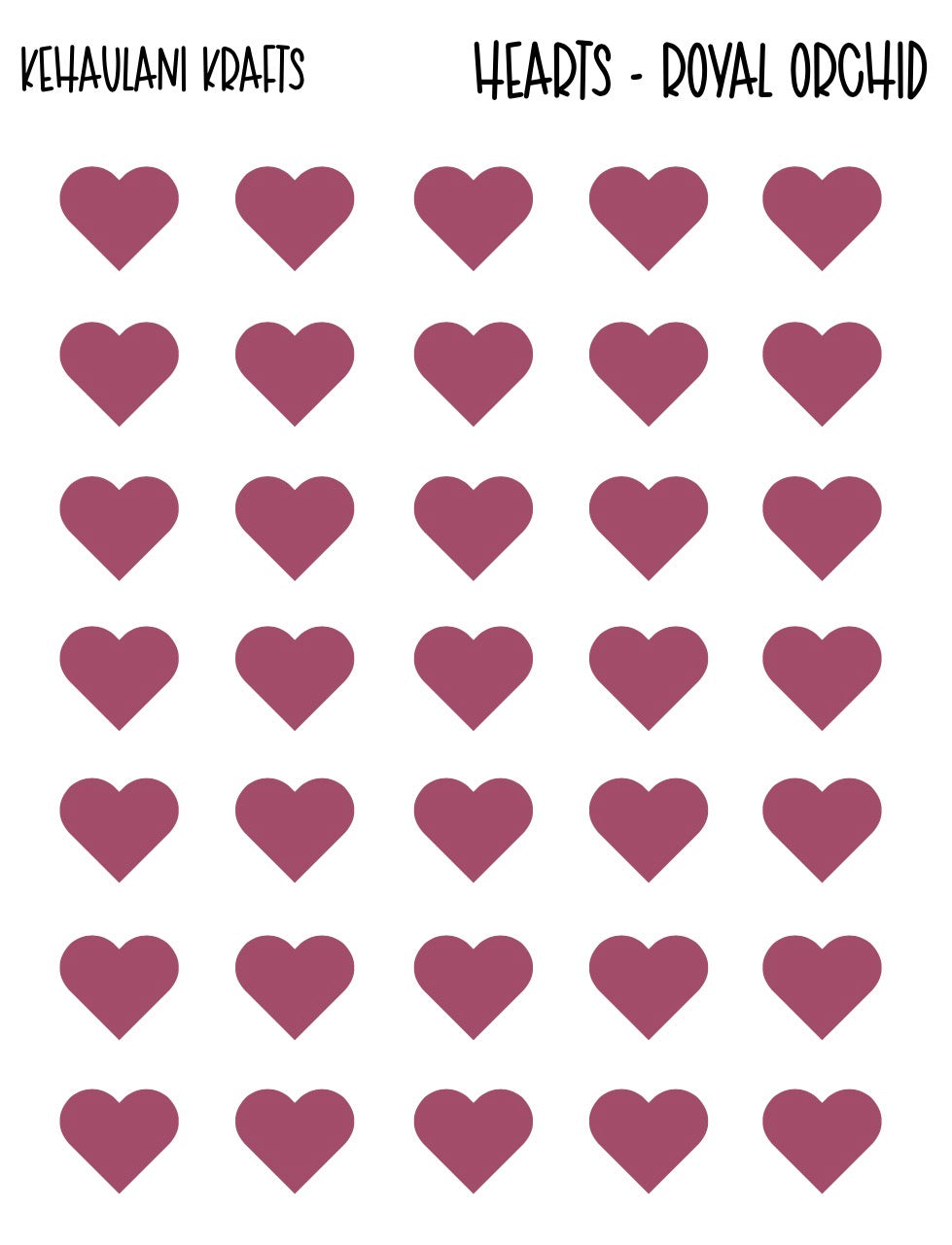 HEARTS STICKERS