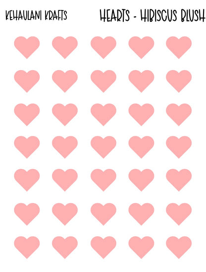 HEARTS STICKERS