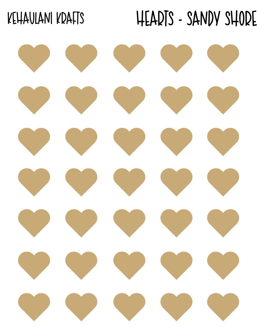 HEARTS STICKERS