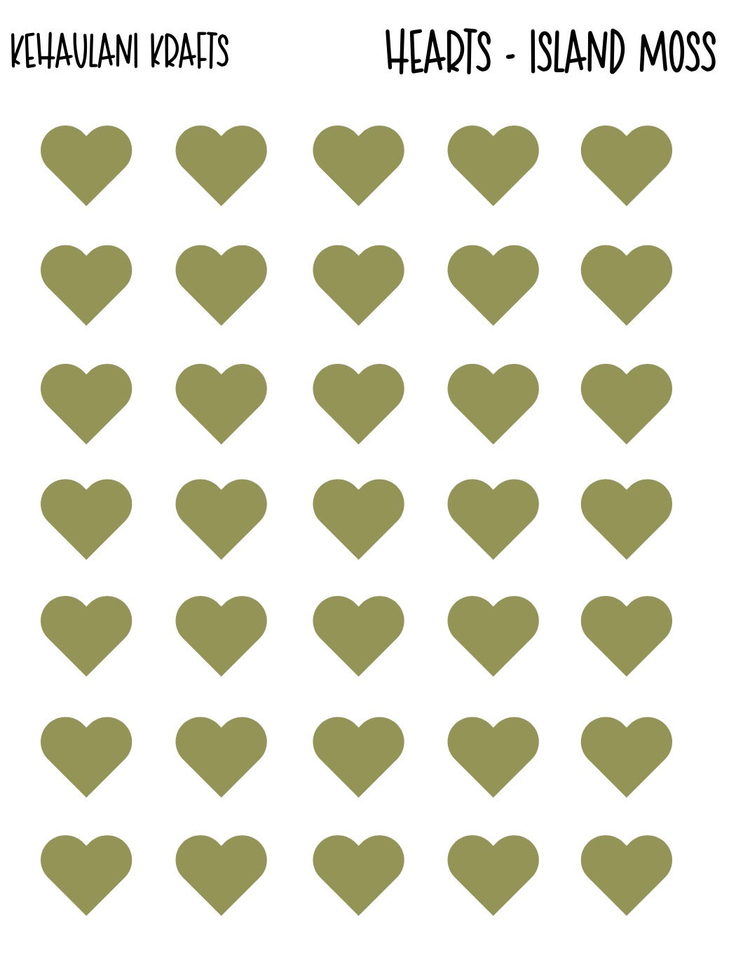 HEARTS STICKERS
