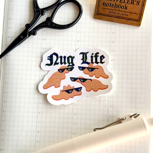 NUG LIFE - HOLOGRAPHIC VINYL STICKER