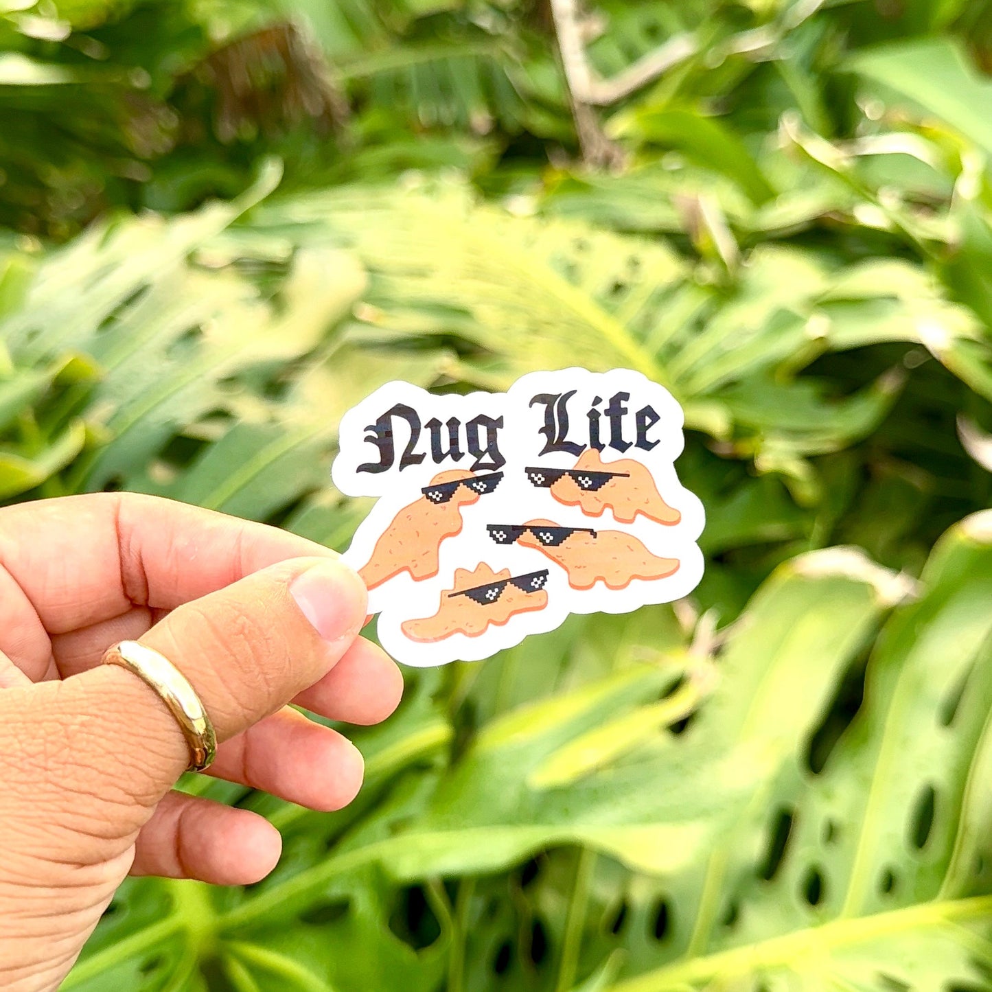 NUG LIFE - HOLOGRAPHIC VINYL STICKER