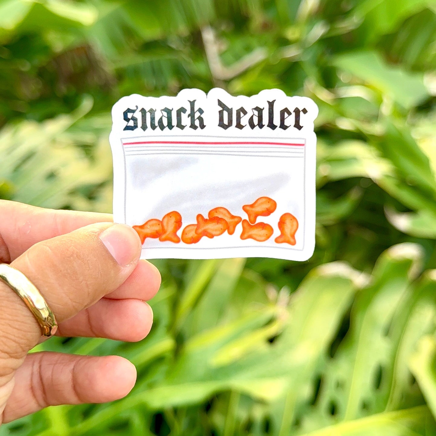 SNACK DEALER - HOLOGRAPHIC VINYL STICKER